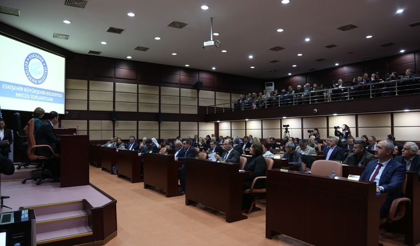 Eskişehir Büyükşehir Belediyesi Aralık Ayı Meclis Toplantısı