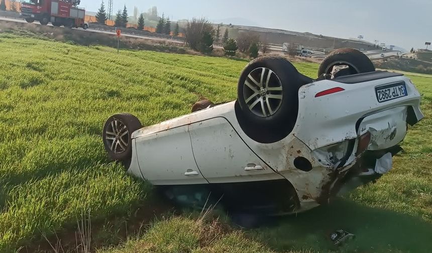 Komşuda feci kaza: Takla atan otomobil can aldı