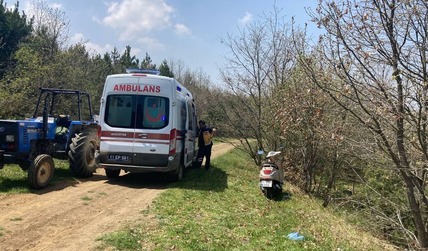 Bilecik'te motosiklet kazası: 2 kişi yaralandı