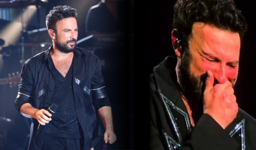 Ünlü şarkıcı Tarkan hüngür hüngür ağladı