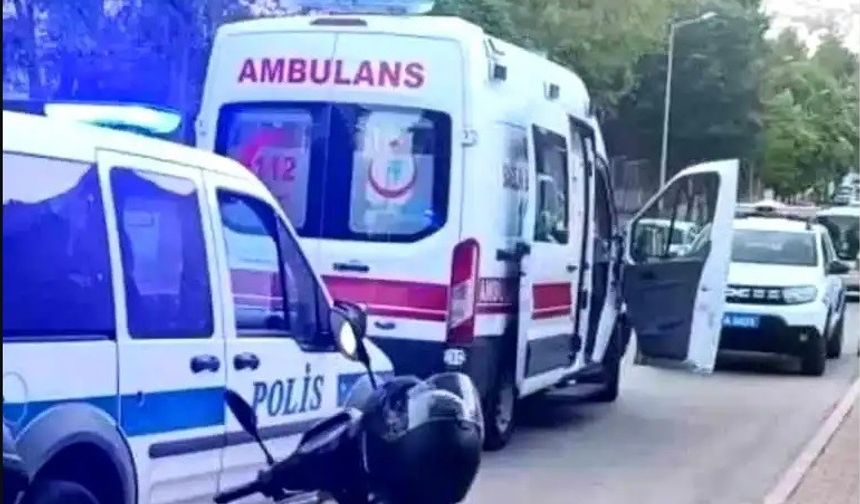 Komşuda otomobil ile motorlu bisiklet çarpıştı: 1 yaralı