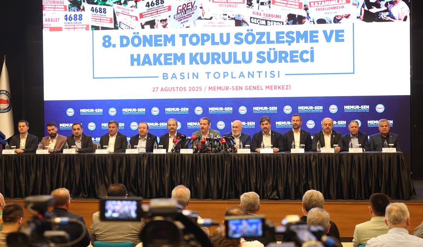 Memur-Sen Genel Başkanı Yalçın: "Toplu sözleşme süreci bitmiş olsa bile mücadelemiz bitmeyecek"