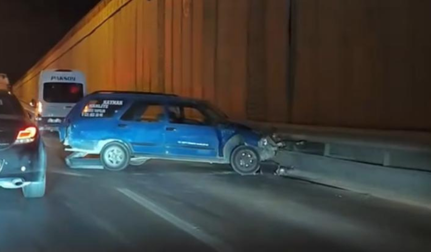 Eskişehir'de korkutan kaza! Servis aracı ile otomobil çarpıştı