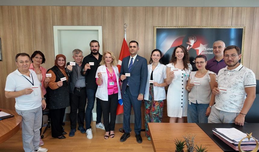 Eskişehir'de sağlıkçılardan hayat kurtaracak bağış