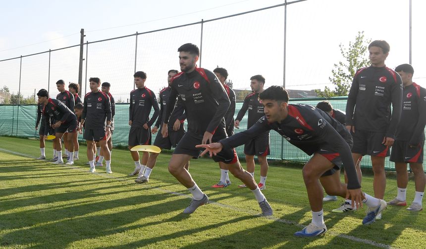 Ümit Milli Takım, Litvanya maçı hazırlıklarını Sakarya'da sürdürüyor