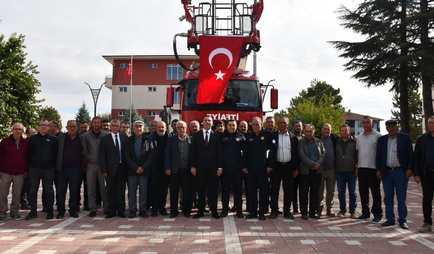 Eskişehir Beylikova İtfaiye Amirliği’ne 16 milyon TL değerinde araç tahsis edildi