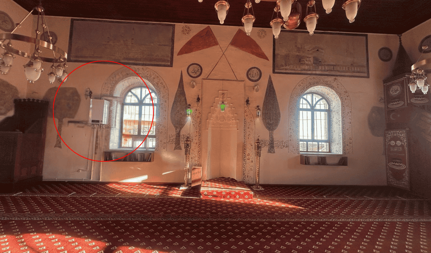 Eskişehir'deki camide tepki çeken uygulama: "Böyle bir şey nasıl yapılabilmiş, anlamak mümkün değil"