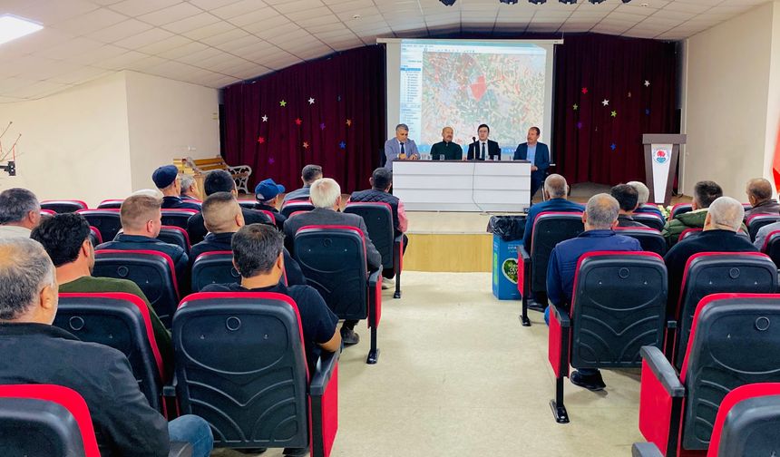 Alpu’da “Genel Tarım Sayımı Projesi” bilgilendirme toplantısı yapıldı