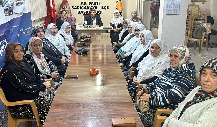 AK Parti Eskişehir Kadın Kolları Mihalgazi ve Sarıcakaya’da üyelerle buluştu