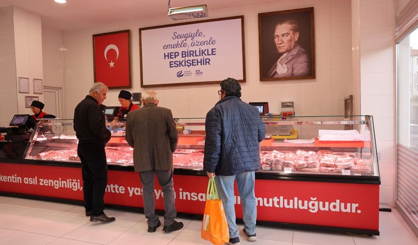 Eskişehir'de Halk Et Market'te fiyatlar güncellendi