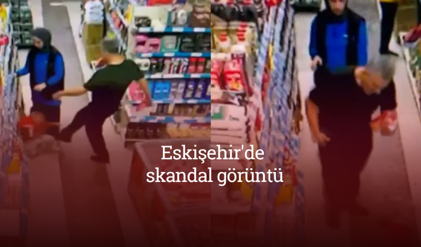 Eskişehir'de skandal görüntü!