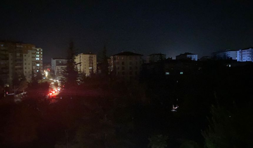 Eskişehir karanlığa gömüldü!