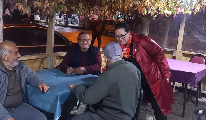 CHP Seyitgazi İlçe Başkanı Selma Sara’dan Doğançayır ziyareti