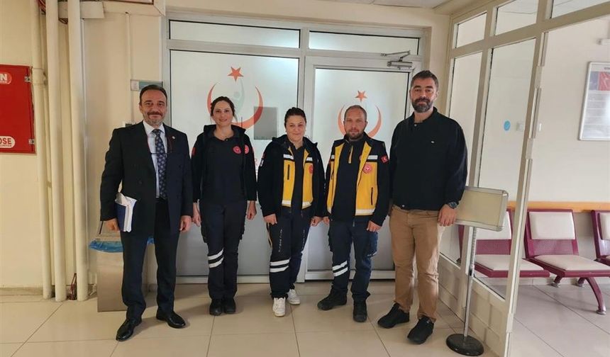 Acil Sağlık Hizmetleri Başkanı'ndan saha ziyaretleri