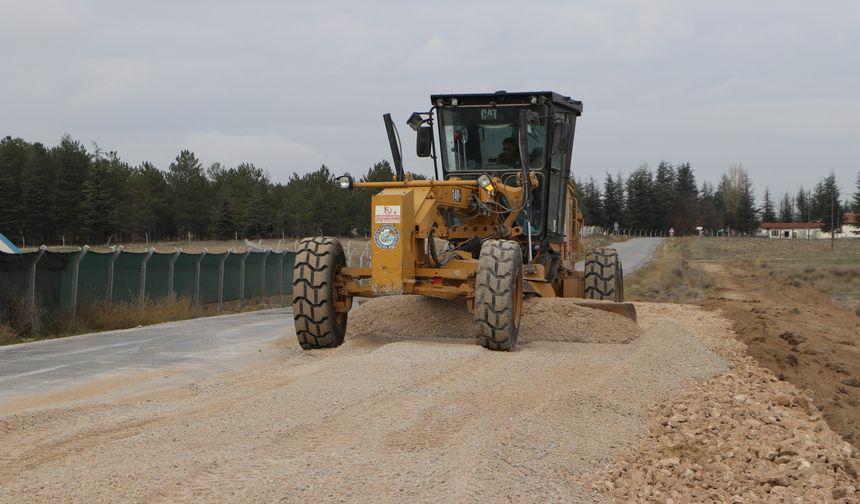 Eskişehir'de yol genişletme çalışmaları devam ediyor