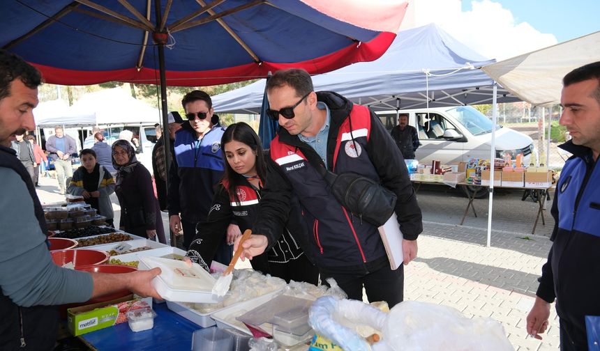 Sivrihisar'da Halk Pazarı denetimden geçti