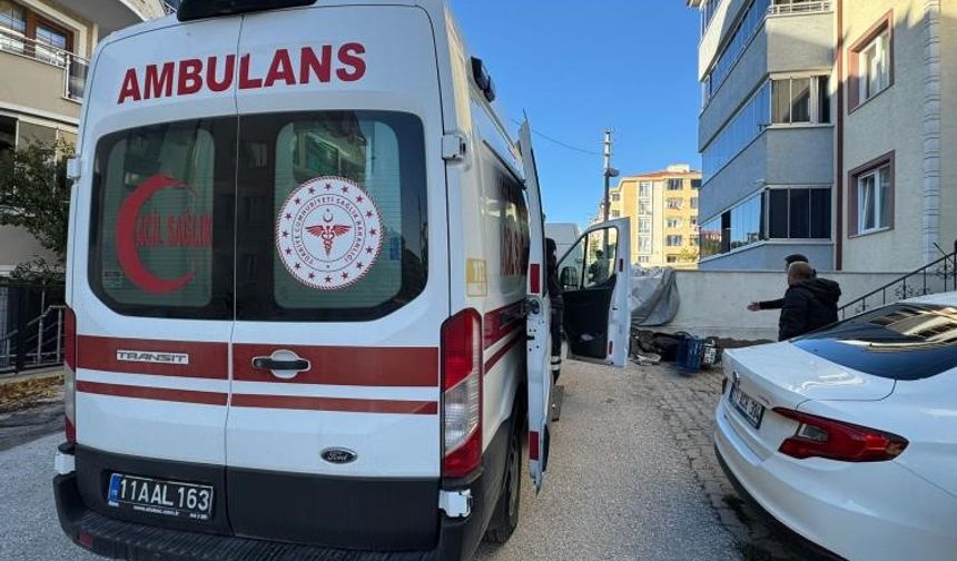 Komşuda genç motosiklet sürücüsü kaza yaptı