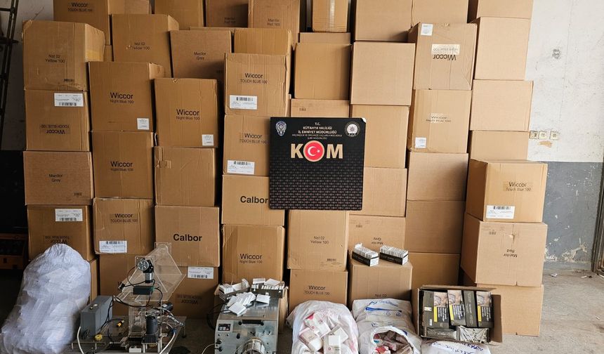 Komşuda 688 bin 640 adet makaron ele geçirildi