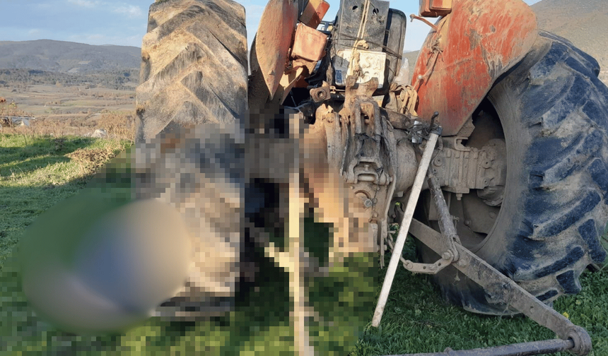 Eskişehir'in komşusunda traktörün altında kalan yaşlı adam feci şekilde can verdi