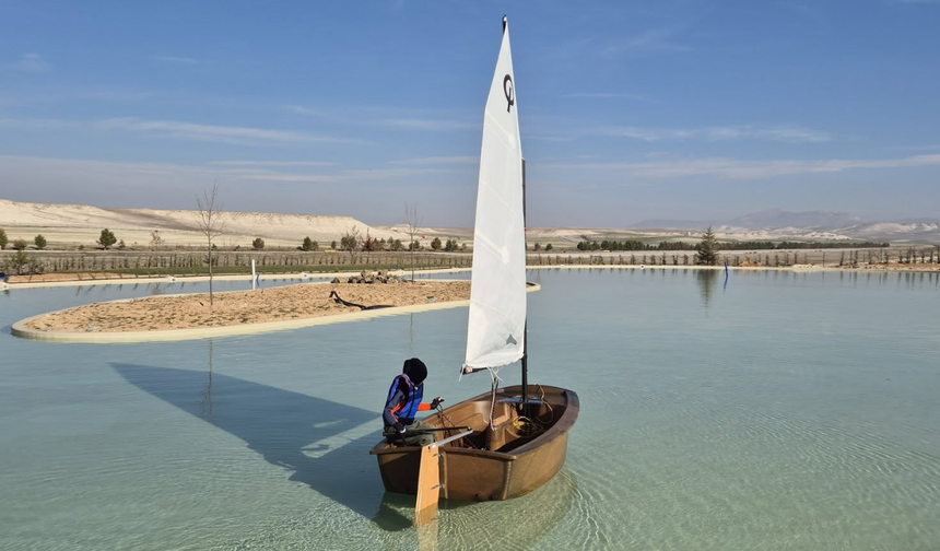 Sivrihisar bozkırında "yelken" yapıldı