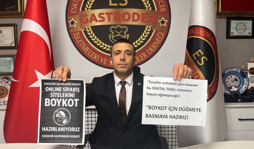 Eskişehir’de online sipariş sitelerine boykot çağrısı