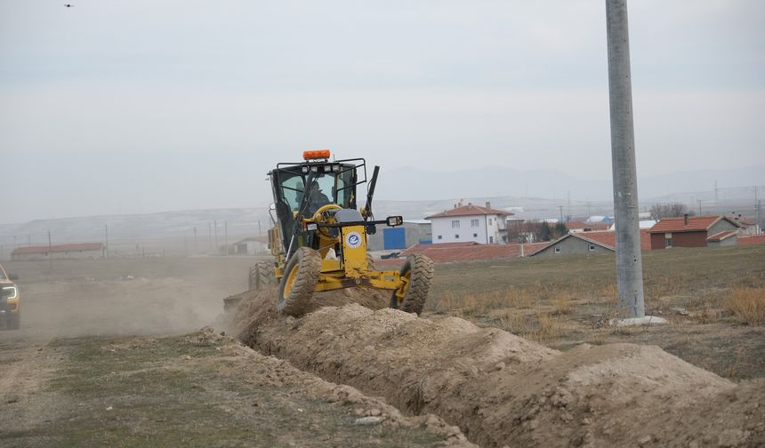 Sivrihisar'da 3 kilometrelik yeni su hattı tamamlandı