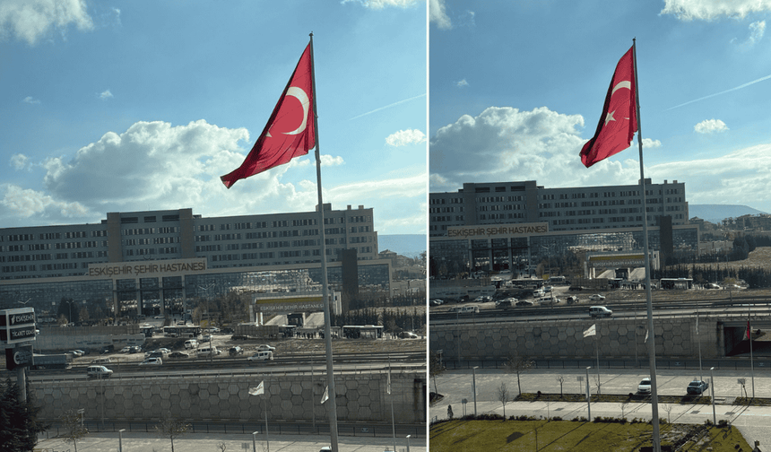 Eskişehir’in en büyük Türk Bayrağı ETO Kampüs’te