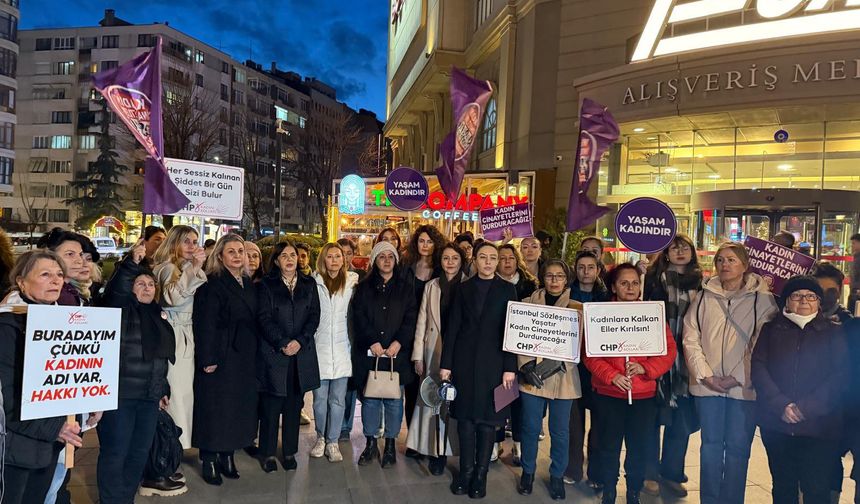 Eskişehir'de kadınlardan şiddete karşı ortak ses: "Biz kadınlar, yılmayacağız"