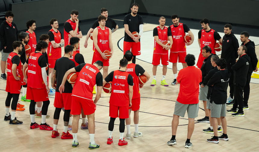 A Milli Erkek Basketbol Takımı, Sırbistan maçına hazır!