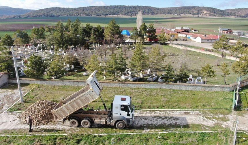 İnönü Belediyesi, mahalle çalışmalarına devam ediyor