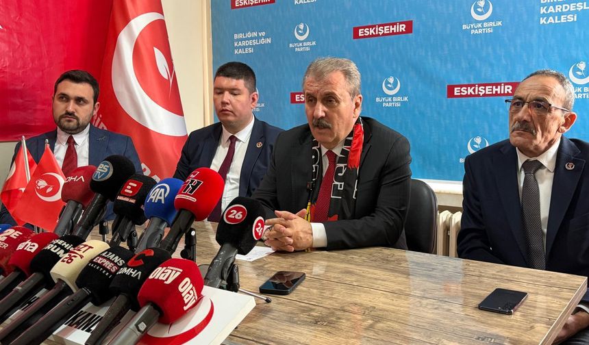 Destici Eskişehir’de konuştu: “Eskişehirimiz için ne lazımsa ben öncülük etmeye hazırım”