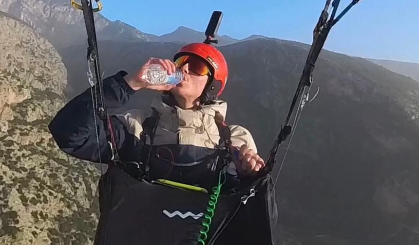 Gökyüzünde Kalabak Suyu içtiği görüntülerle gündem olan Nezih Şensoy konuştu