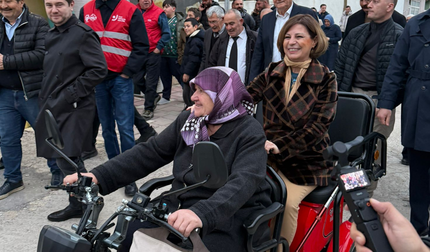 Başkan Ünlüce, İnönü'deki iftara motorla giriş yaptı