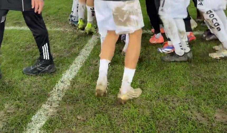 Eskişehirspor taraftarlarından, saha zemini isyanı!