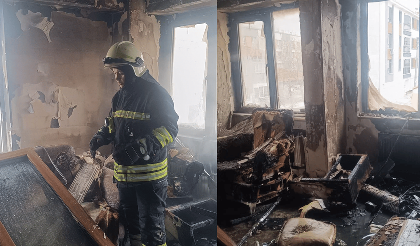 Eskişehir'de çıkan yangında 3 kişi hastaneye kaldırıldı