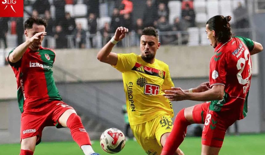 Eskişehirspor - Karşıyaka maçında ilk yarı golsüz bitti