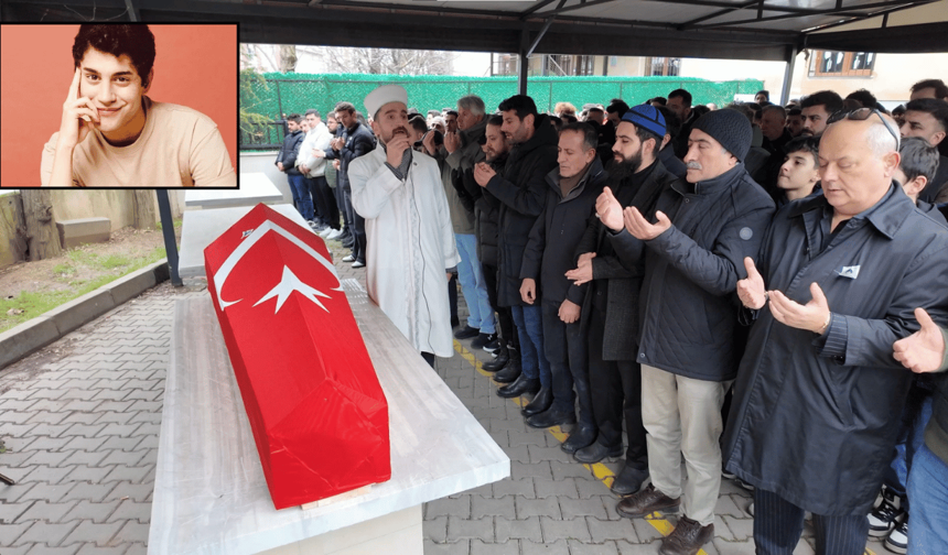 Genç oyuncu İbrahim Yıldız son yolculuğuna uğurlandı! Gözyaşları sel oldu