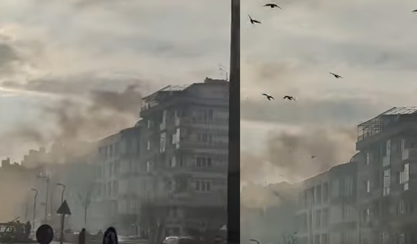 Hatboyu'nda yangın: Dumanlar etrafı sardı