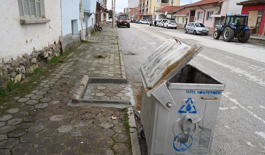 İnönü'de çöp konteynerleri için yeni düzenleme