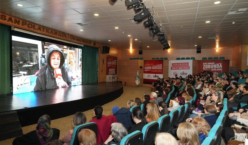 Kadın Kürsüsü buluşmasının ilki Eskişehir'de yapıldı