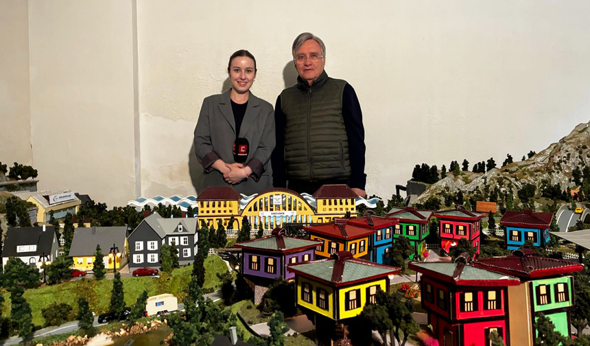 Prof. Dr. Hikmet Hassa Eskişehir temalı maketiyle şehrin hafızasını yeniden canlandırdı