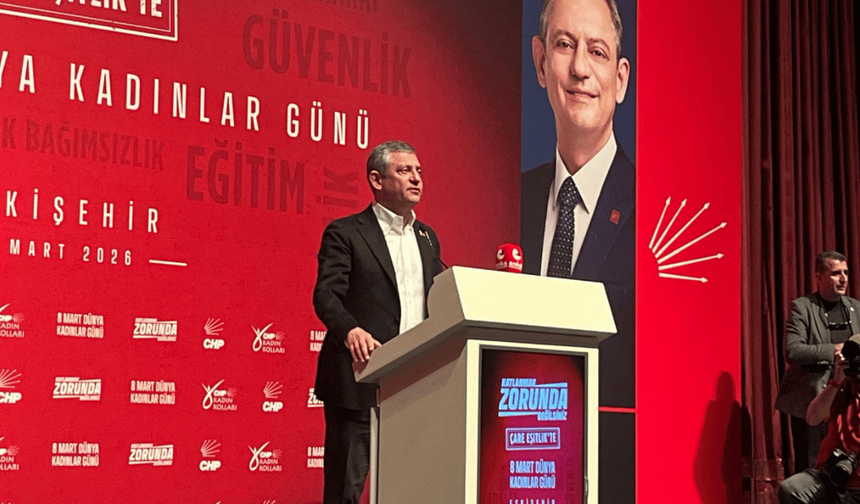 Özgür Özel 8 Mart Kadınlar Buluşması'nda konuştu: "Eskişehir Ayşe Ünlüce’ye sahip çıktı"
