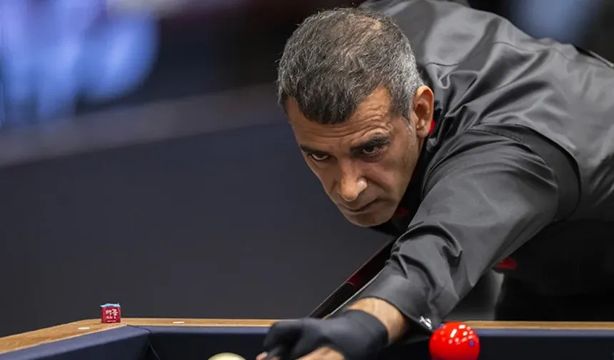 Tayfun Taşdemir, Avrupa Üç Bant Bilardo Şampiyonası'nda madalya kazandı