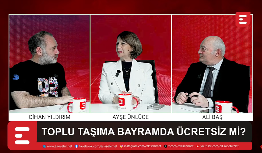 Eskişehir Büyükşehir Belediye Başkanı Ayşe Ünlüce eskisehir.net'te Ali Baş ve Cihan Yıldırım'ın konuğu oldu