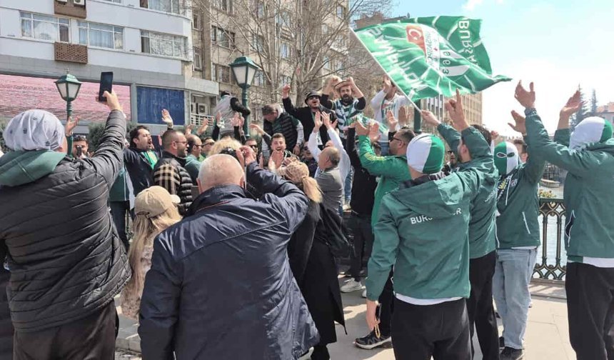 Eskişehir’de Bursaspor coşkusu: "Eskişehir bizim dostumuz"