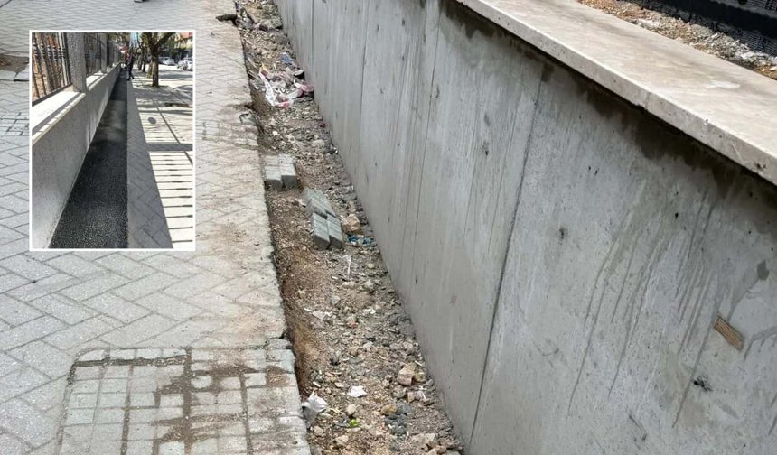 Eskişehir'de şikayetler karşılık buldu: Tepki çeken kaldırım onarıldı