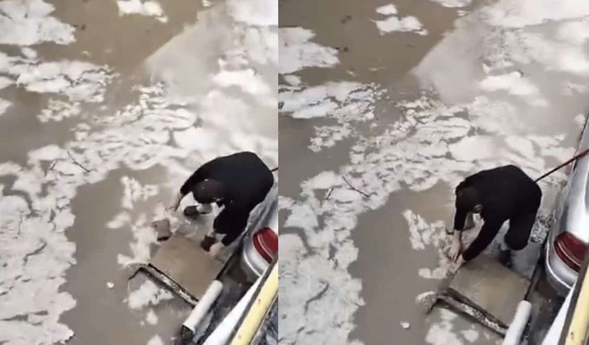 Eskişehir'de vatandaş isyan etti: Sokak yine göl oldu