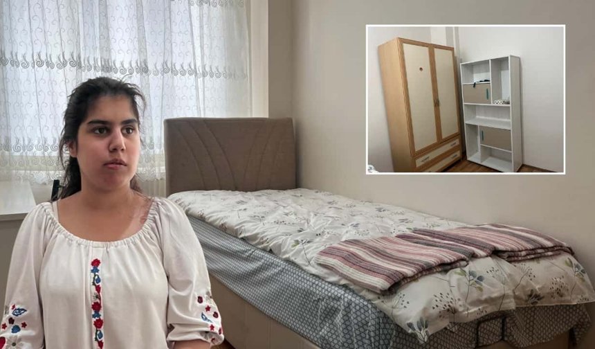 Eskişehir’de konservatuvar öğrencisi Helen’in bir hayali daha gerçek oldu: “Benim daha önce hiç odam olamamıştı”