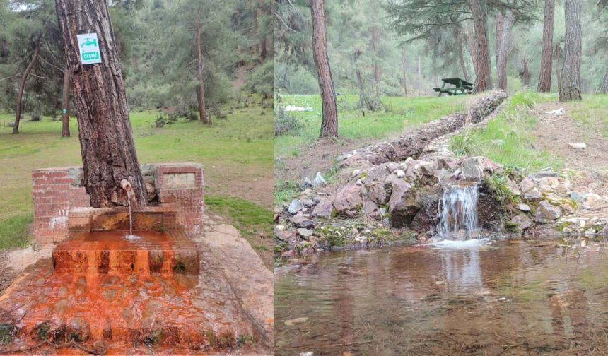 Şişesini alan geliyor! Eskişehirliler maden suyu çeşmesine akın ediyor