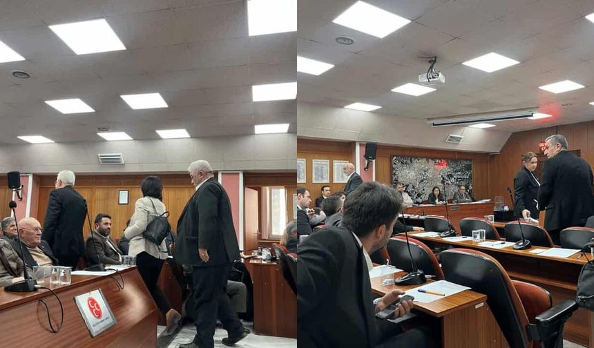 Odunpazarı Meclisi’nde tansiyon yükseldi, AK Partili üyeler salonu terk etti